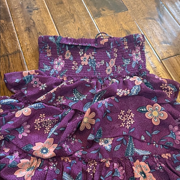 American Eagle Outfitters Purple Smocked Dress - Picture 6 of 7